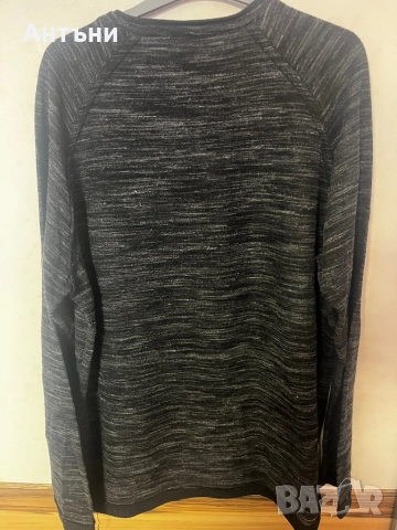 Сива блуза с дълъг ръкав, снимка 2 - Блузи с дълъг ръкав и пуловери - 52870438