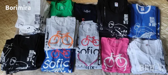 Нови тениски и потници тема "Колела"