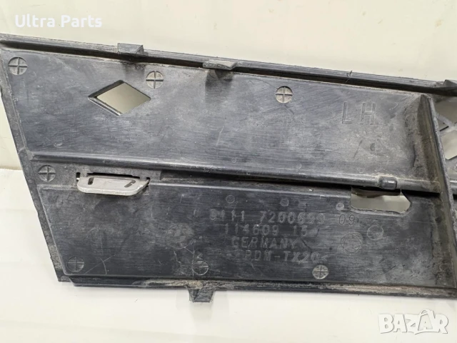 Оригинална лява решетка на предна броня за BMW F10 F11 F18 7200699, снимка 7 - Части - 50466820