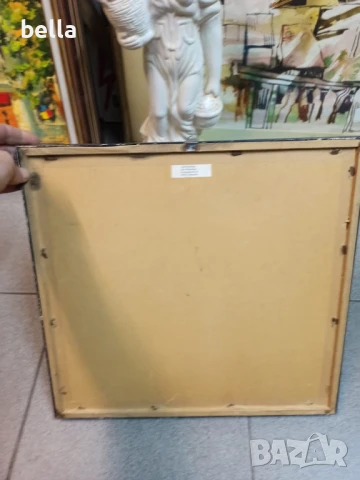 Рамкирана картина рисунка-глава на кон ,подписана, снимка 6 - Картини - 50575871