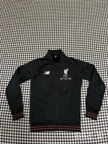 Liverpool x New Balance мъжко тренировъчно горнище тип Soft Shell размер С , снимка 2 - Якета - 47195792