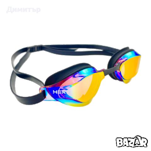 HERO Viper - Състезателни очила за плуване - Черни / Оранжеви, снимка 1 - Басейни и аксесоари - 46170230