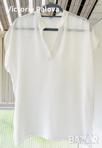 Блуза 1863 BY ETERNA 100% коприна, снимка 3 - Корсети, бюстиета, топове - 50083534