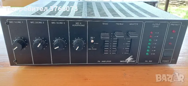 Monacor PA-802 Amplifier , снимка 1