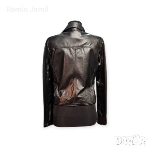 Агнешка лицева кожа – черна, произведена в Турция, снимка 2 - Якета - 51487845