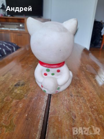 Стара гумена играчка,коте,котка #11, снимка 3 - Други ценни предмети - 45512481