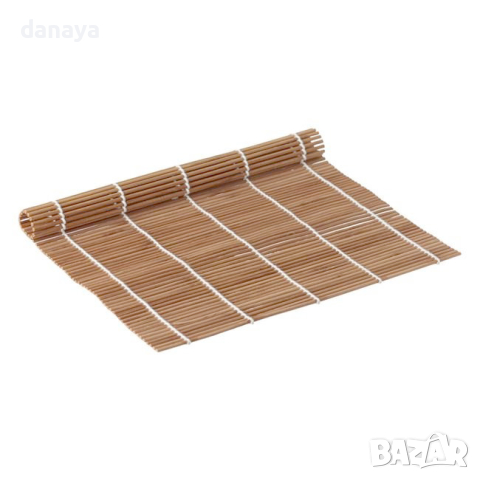 4535 Бамбукова подложка за навиване на суши, 24x24cm, снимка 7 - Аксесоари за кухня - 44950157