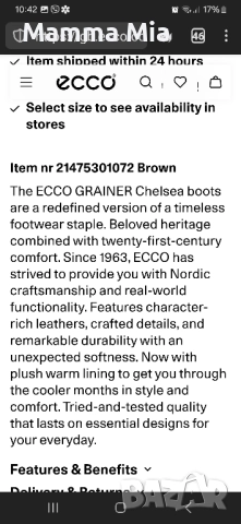 НОВИ ECCO боти естествена кожа EU39, снимка 7 - Дамски боти - 52383074