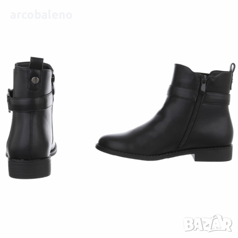 Дамски класически боти до глезена, 3цвята , снимка 6 - Дамски боти - 51681162