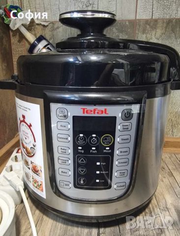 Мултифункционален уред за готвене под налягане , незаменимият мултикукър от  TEFAL CY505E30 ONE POT, снимка 1 - Мултикукъри - 46361798