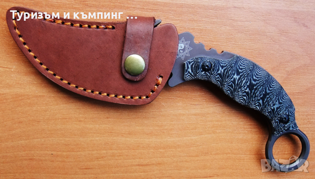 Карамбит с фиксирано острие Fox Knives Deregspina, снимка 5 - Ножове - 45040619
