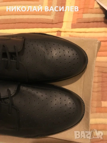 Кожени   44   номер / Нови  обувки  Кавалер  на  дупки : Сезон пролет / лято  ., снимка 4 - Официални обувки - 53787949