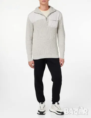 G-STAR RAW Мъжка Зимна Блуза Пуловер Men Army Half Zip Strickpullover, снимка 4 - Блузи - 47231009