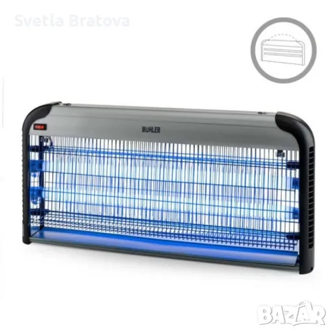 Инсектицидна лампа Muhler MIK-100, 36W, 100м2, снимка 2 - Соларни лампи - 49910263