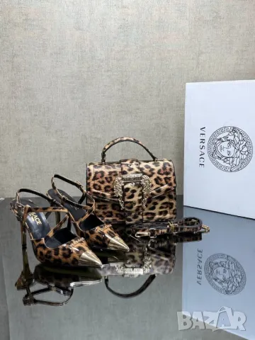 обувки на ток versace, снимка 5 - Дамски обувки на ток - 50422494