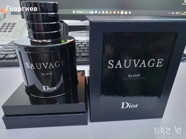 Парфюм Dior Sauvage Elixir 100ml, нов, оригинален