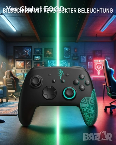 Switch 2 Pro безжичен контролер с Hall Effect стикове и RGB, снимка 6 - Друга електроника - 52849574