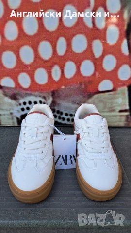 Английски дамски полукецове -Zara, снимка 3 - Кецове - 51709276