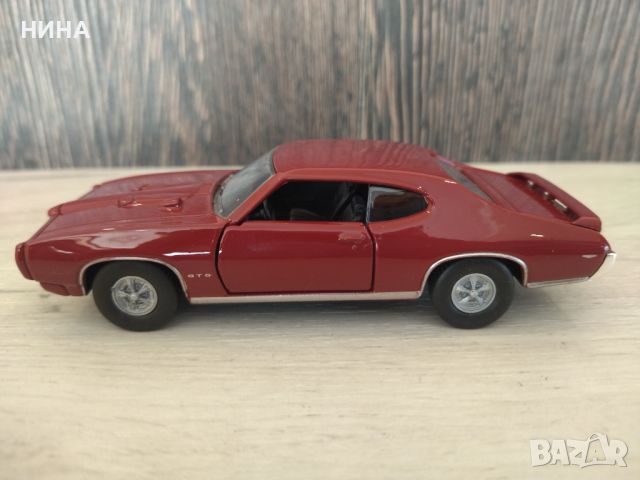 Метална количка Pontiac GTO 1969 !!!, снимка 4 - Колекции - 45900738