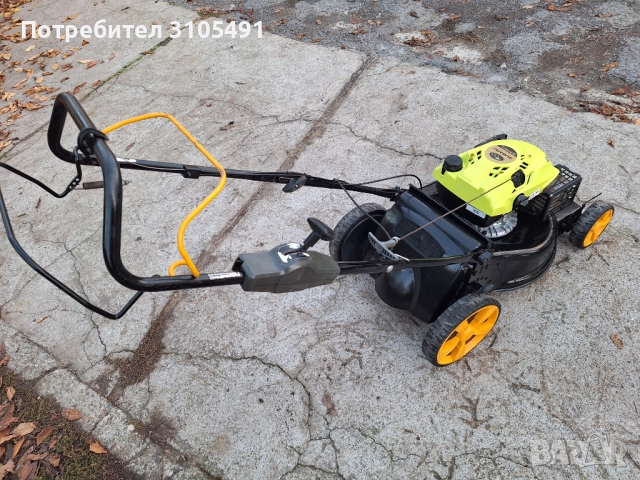 Косачка Husqvarna Subaru 5.5 к.с. 51см нож мулчираща големи гуми, снимка 6 - Градинска техника - 52238948