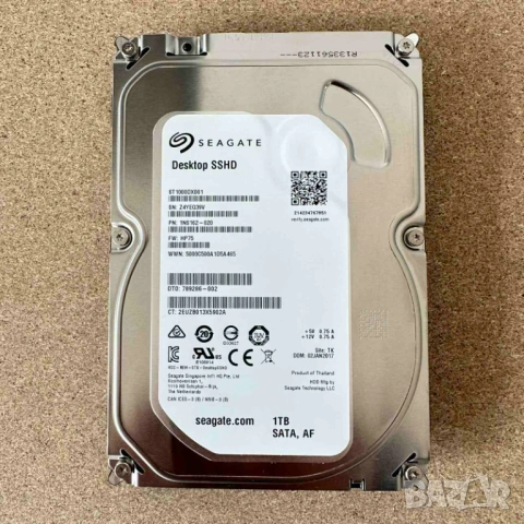 • Нов 1TB 3.5" SATA Хибриден хард диск Seagate SSHD/8GB SSD, снимка 2 - Твърди дискове - 53721865