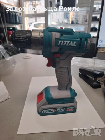 Ак. винтоверт TOTAL INDUSTRIAL, 20V, 1 x 2Ah, 45Nm, снимка 3 - Винтоверти - 52825713