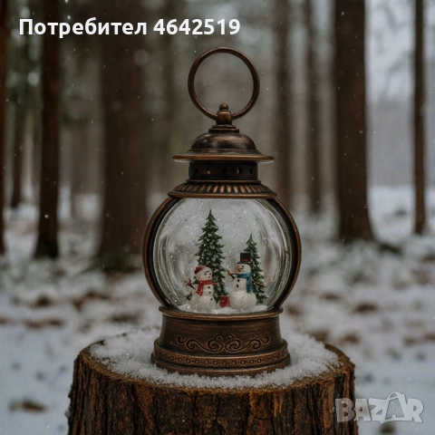 Коледен снежен глобус, снимка 6 - Декорация за дома - 52336788