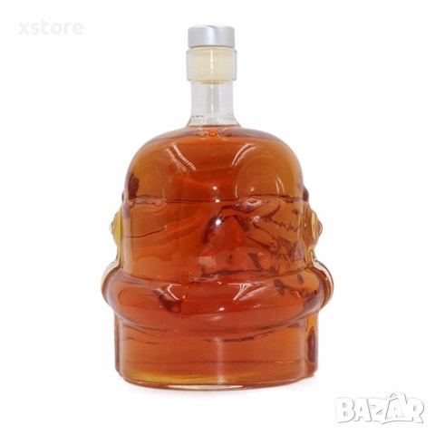 Стъклена бутилка шише Star Wars Stormtrooper - Стар уорс Артикул, снимка 4 - Други стоки за дома - 52793219