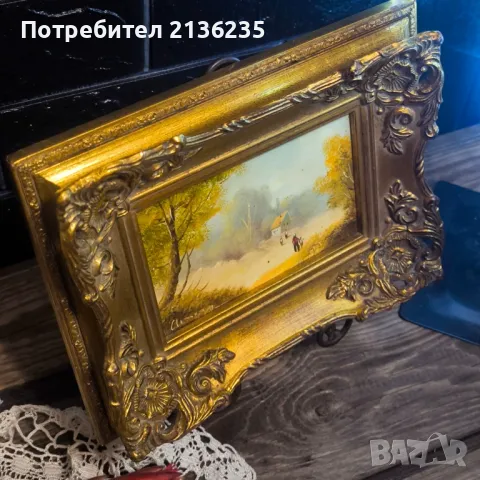 Старинна картина , снимка 1 - Антикварни и старинни предмети - 48683124