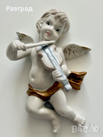 Винтидж порцеланова фигурка за окачване на стена, снимка 5 - Декорация за дома - 51677394