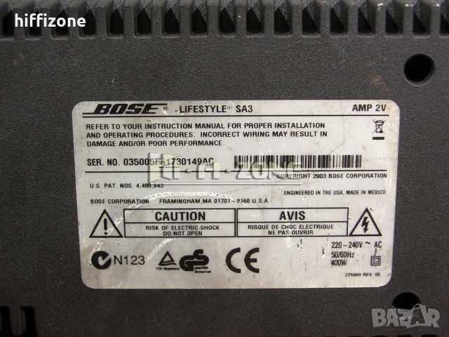 УСИЛВАТЕЛ    Bose amp 2v /3v , снимка 9 - Ресийвъри, усилватели, смесителни пултове - 46111340