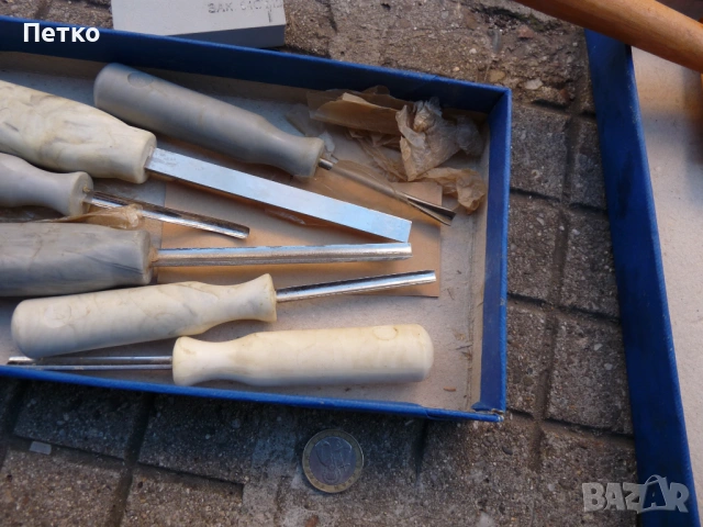 Инструменти за дърворезба  СССР отлични  комплект, снимка 5 - Антикварни и старинни предмети - 53129873