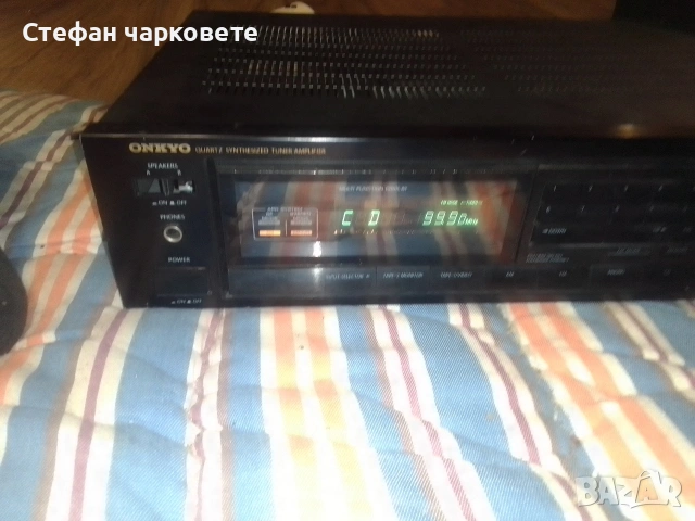 Усилвател със радио тунер ONKYO, снимка 2 - Ресийвъри, усилватели, смесителни пултове - 53195686