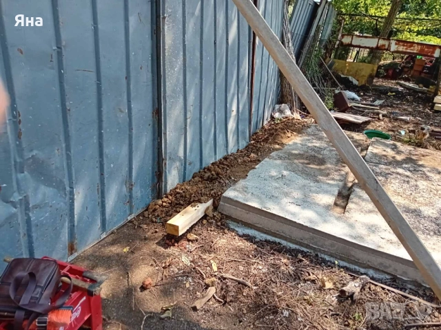 Строителна ограда от гофрирана поцинкована ламарина ЛТ20, ползвана, снимка 2 - Строителни материали - 52541955