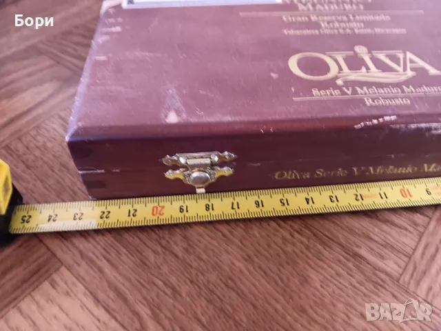 Кутия от пури дървена/8, снимка 6 - Други ценни предмети - 50320260