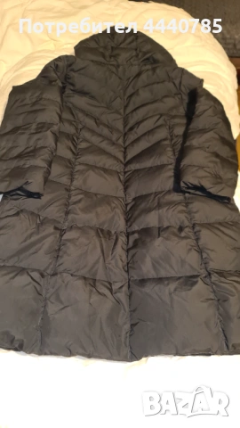 Пухено дамско яке M&S размер L, снимка 2 - Якета - 53035116