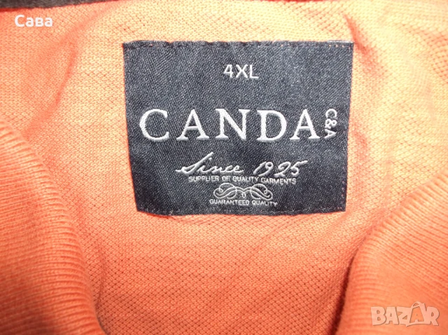 Риза и блузи LUCIANO, CANDA   мъжки,4-5ХЛ  /каре и оранж/, снимка 8 - Блузи - 29222310