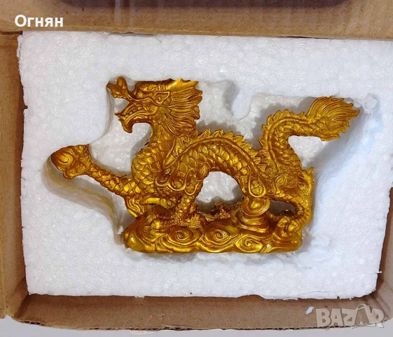 Дракон, китайска статуетка, снимка 2 - Декорация за дома - 50546241