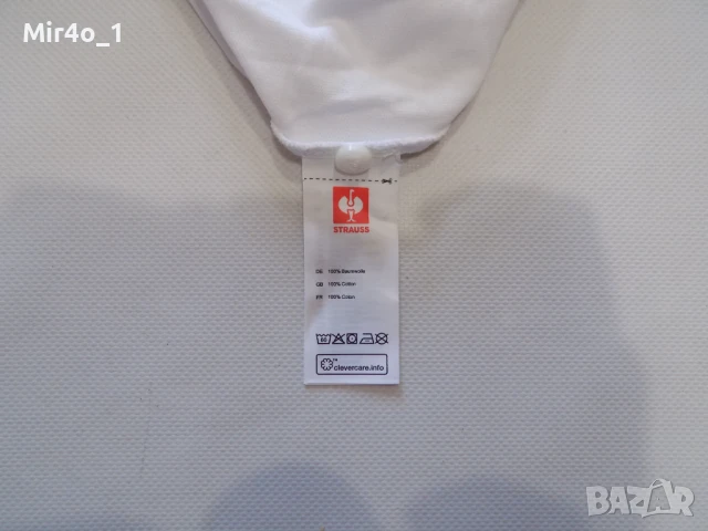 нова работна тениска engelbert strauss риза блуза горнище бяла мъжка оригинална M, снимка 5 - Тениски - 50463478