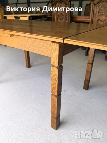 Разтегателна трапезна маса , снимка 4 - Маси - 50508829