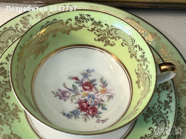 Троен сет порцелан Bavaria, снимка 3 - Антикварни и старинни предмети - 54179541