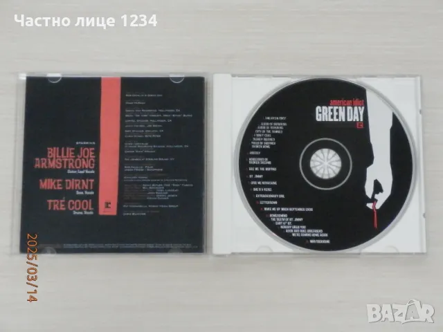 Green Day ‎– American Idiot - 2004 , снимка 3 - CD дискове - 49495725