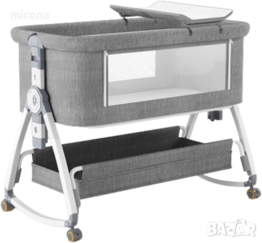 4 в 1 нощно кошче за бебе, преносимо кошара с повивалник, кошче, бебе, снимка 6 - Кошарки - 53434249