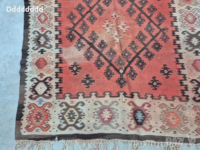 Стар Пиротски килим, снимка 7 - Килими - 53302001