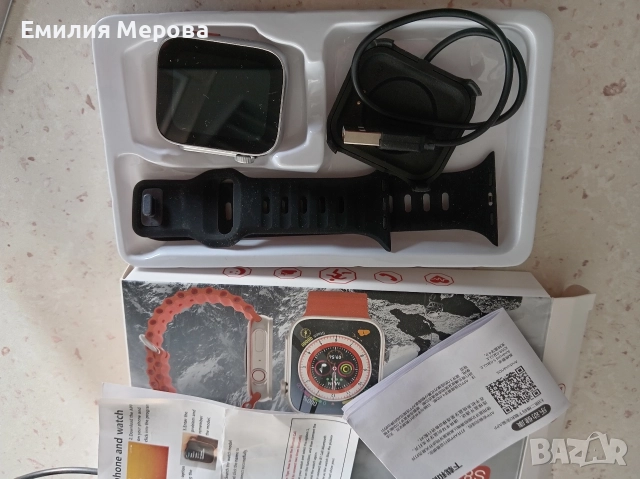 Смарт часовник S8 Ultra, снимка 5 - Смарт гривни - 52673410