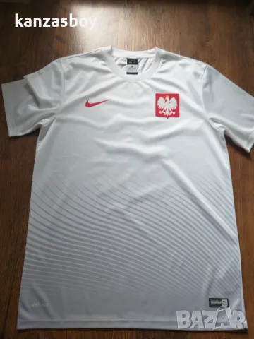  Nike 2016-17 Poland Basic Sample Home Shirt - мъжка футболна тениска КАТО НОВА М, снимка 3 - Тениски - 47056920