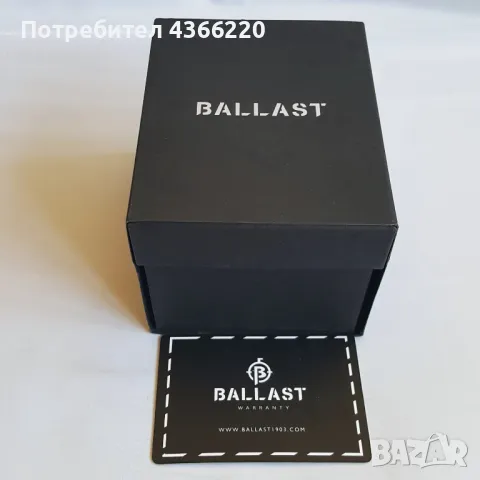 Швейцарски Часовник Ballast - 18K Gold, снимка 6 - Мъжки - 48899341