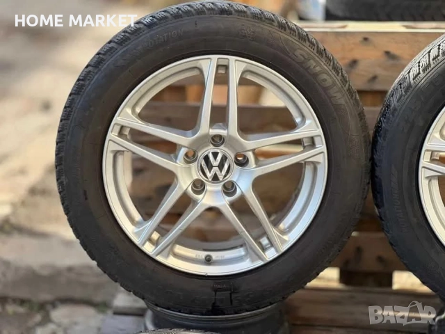 5х112 17 Джанти Vw Passat Golf Touran Фолксваген Пасат Голф Туран 5x112 ET 45 J 7.5 , снимка 5 - Гуми и джанти - 52825880