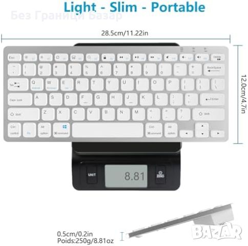 Нова Универсална Клавиатура за iPad и Android Таблети Bluetooth 3.0, снимка 2 - Клавиатури и мишки - 45529871