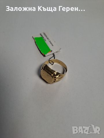 Мъжки златен пръстен - 2,00 гр., снимка 2 - Пръстени - 45204385